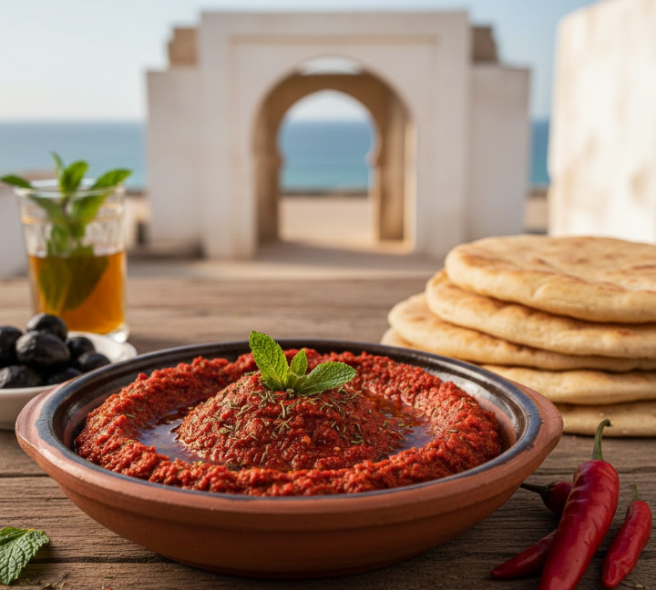 Harissa tunisienne - Pâte de piment rouge traditionnelle