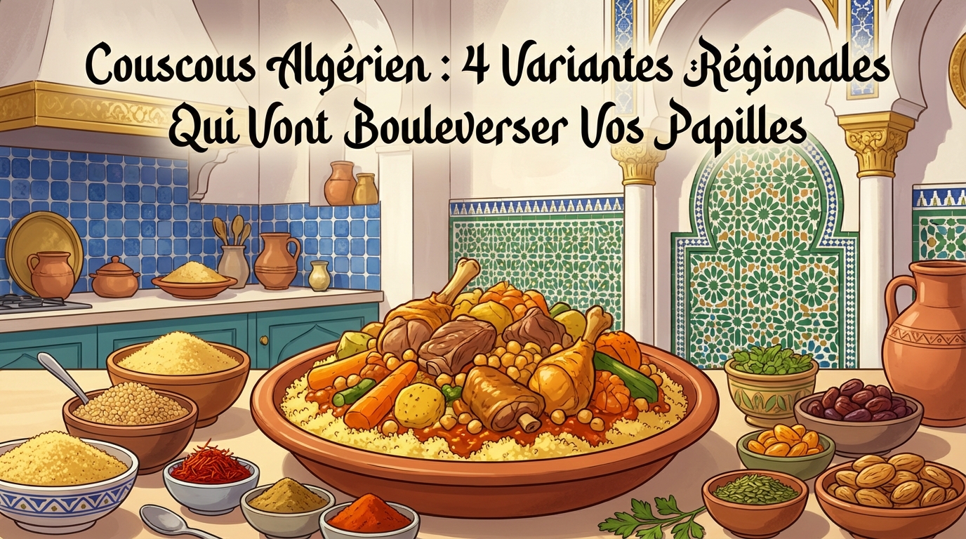 Couscous Algérien : 4 Variantes Régionales Qui Vont Bouleverser Vos Papilles