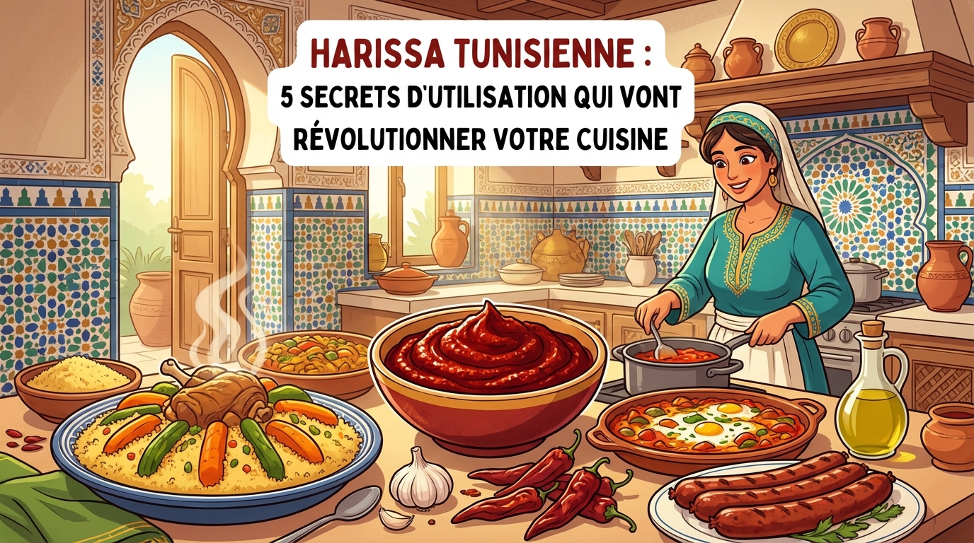 Harissa Tunisienne : 5 Secrets d'Utilisation qui Vont Révolutionner Votre Cuisine
