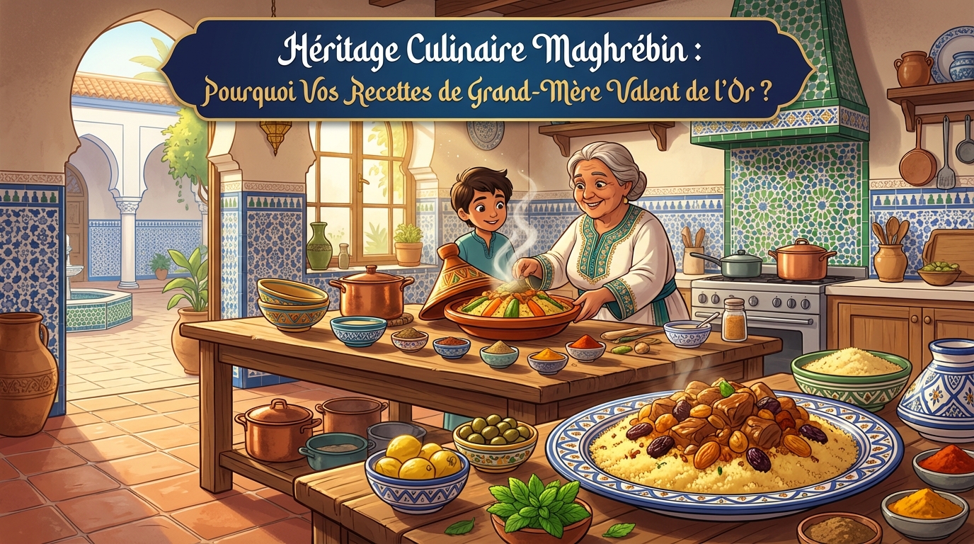 Héritage Culinaire Maghrébin : Pourquoi Vos Recettes de Grand-Mère Valent de l'Or ?