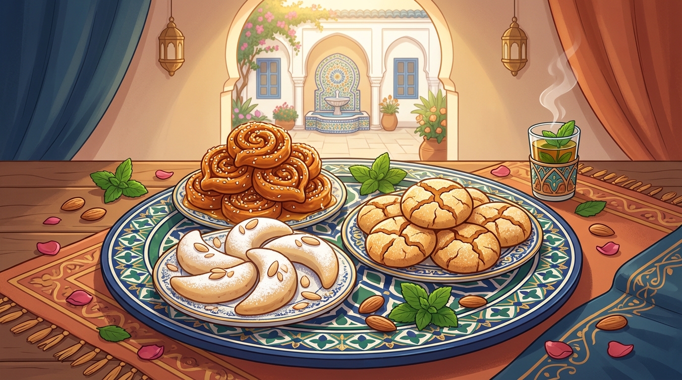 Pâtisseries Marocaines : 3 Trésors Sucrés Qui Vont Envoûter Vos Sens