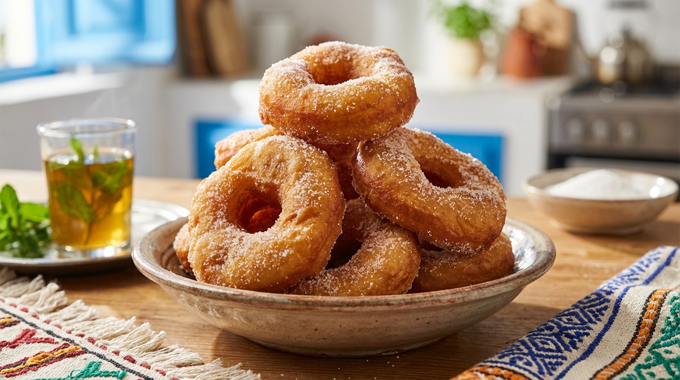 Bambalouni Tunisien : Recette de Beignet au Sucre Authentique