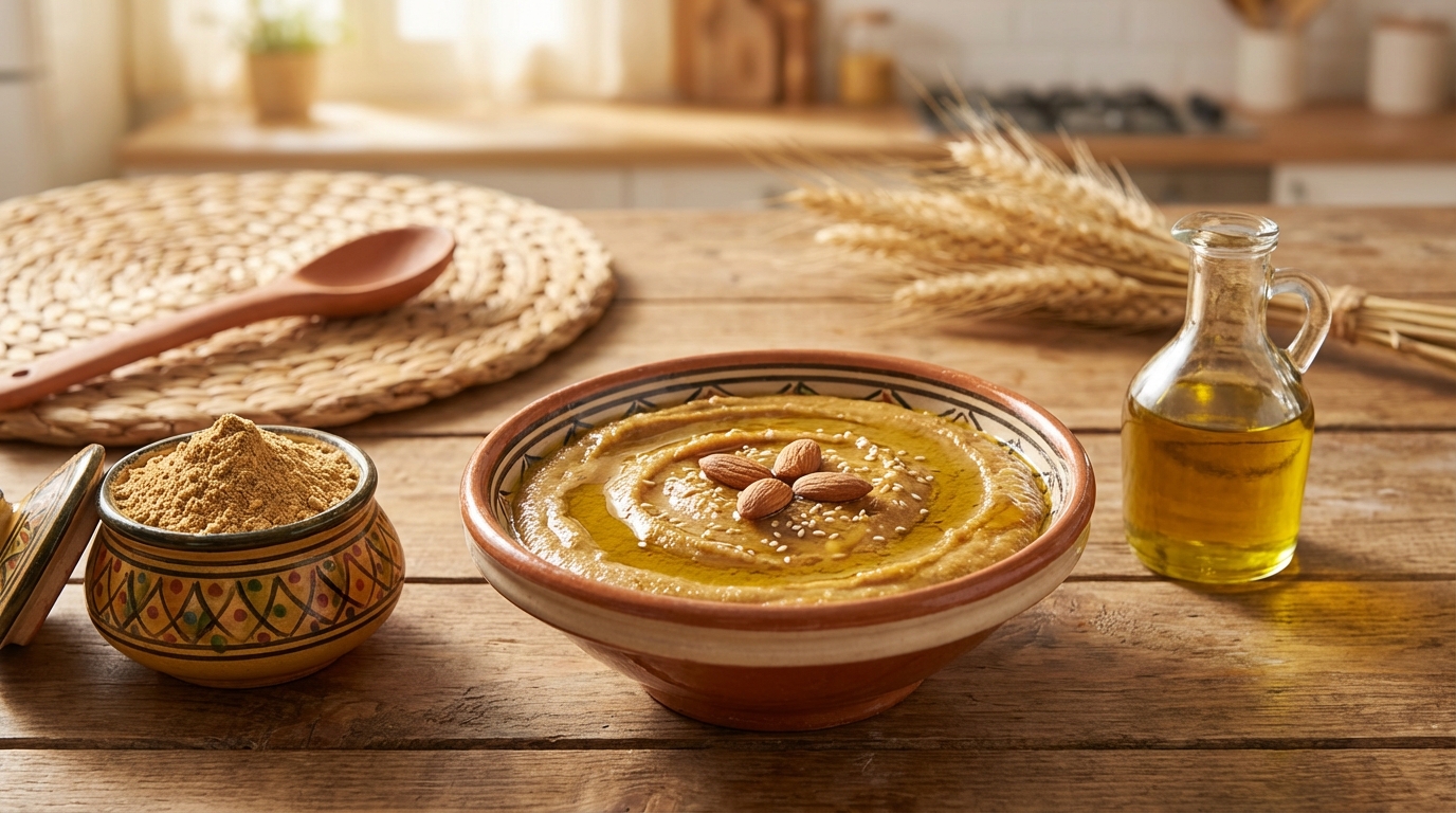Bsissa Tunisienne : Recette Traditionnelle du Petit-Déjeuner Énergétique