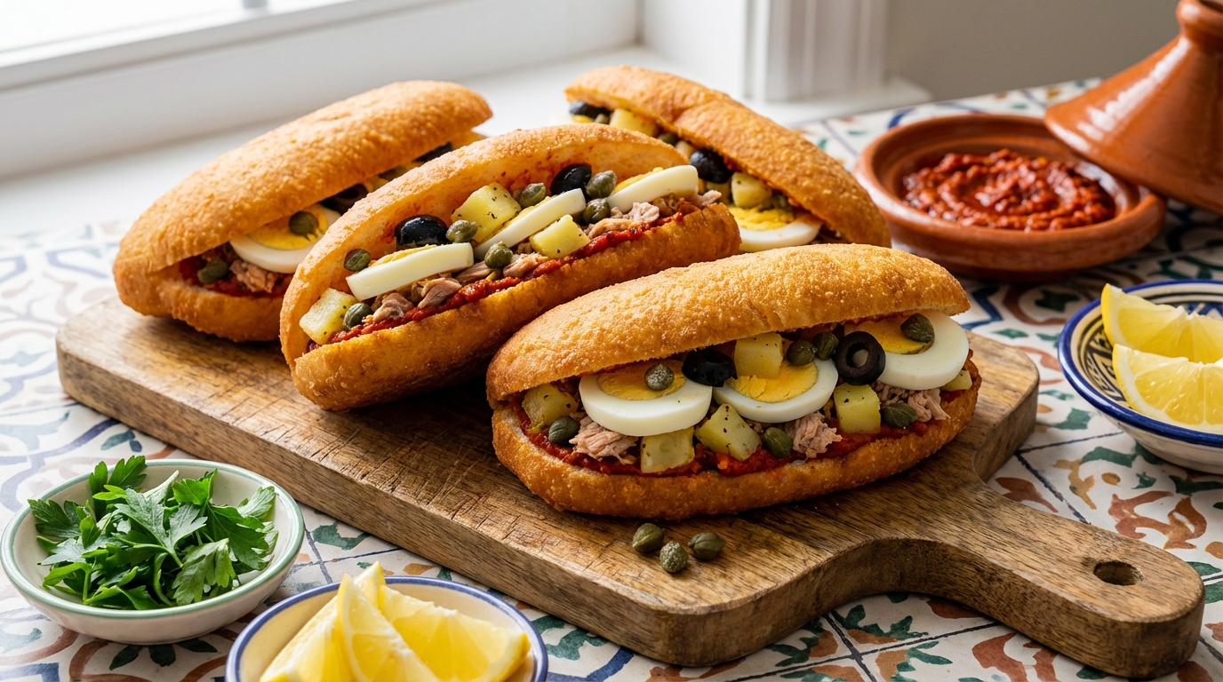 Fricassé Tunisien : Recette Authentique du Sandwich Frit