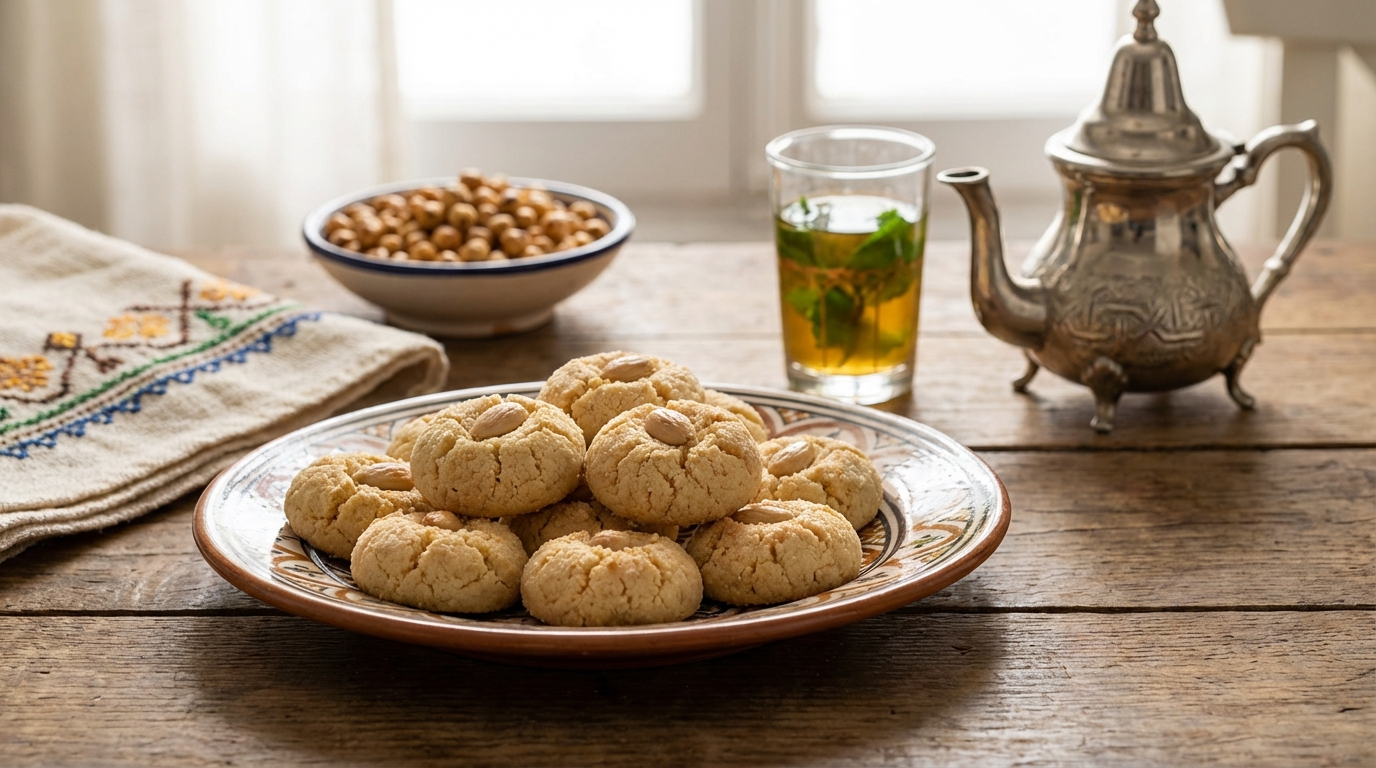 Ghraïba Tunisienne aux Pois Chiches : Recette Fondante Inratable