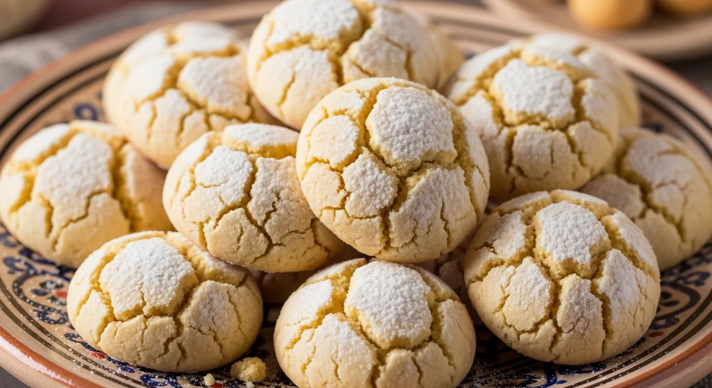 Ghreyba aux Pois Chiches : Biscuit Maghrébin Fondant et Authentique
