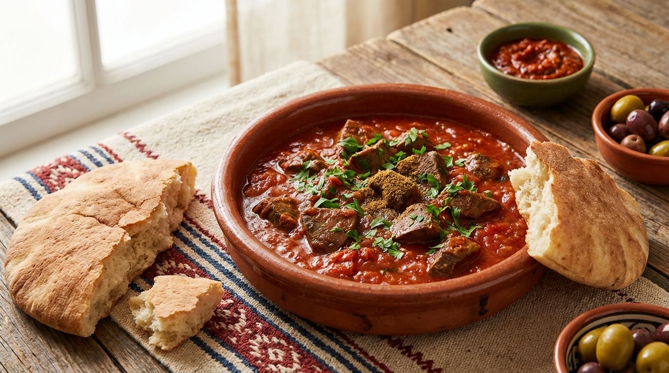 Kamounia Tunisienne : Recette Authentique de Foie au Cumin