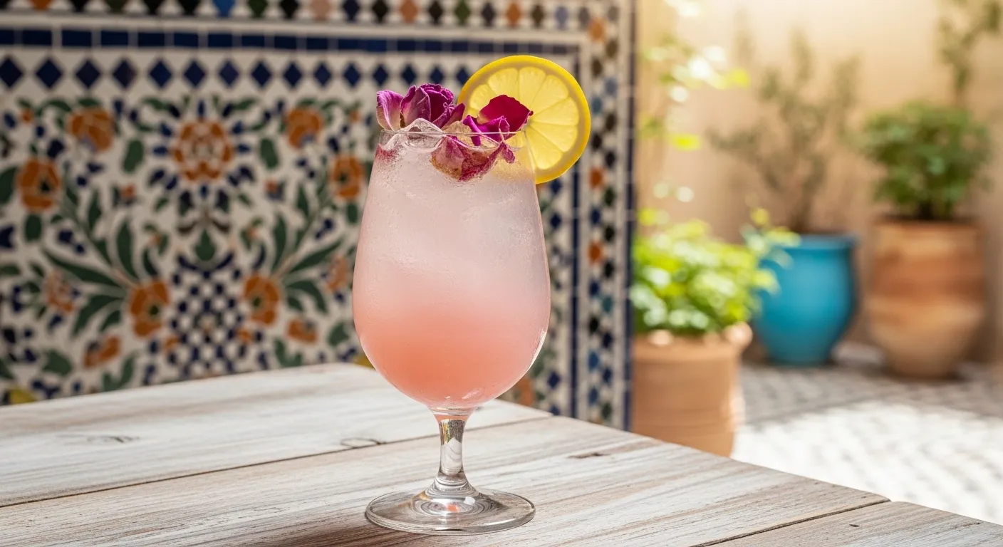 Rozata Tunisienne : La Boisson à l&amp;#039;Eau de Rose Rafraîchissante